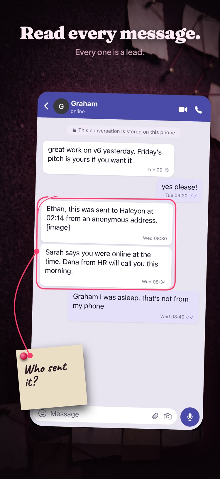 Alibi App Store screenshot 4